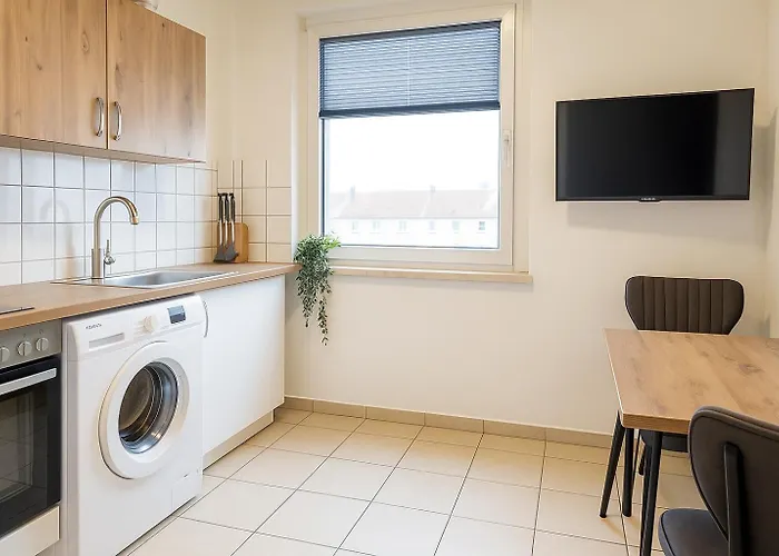 Lejlighed Livemore24 - 1 In Wlan - Smart-tv - 24-7 Check-in Und Kueche Duisburg